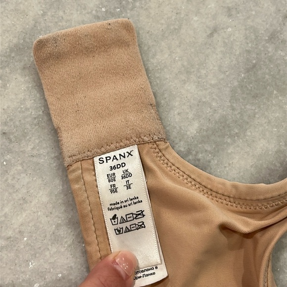 SPANX Low Profile Minimizer Bra sz 36DD in Champagne Nude - Picture 3 of 6